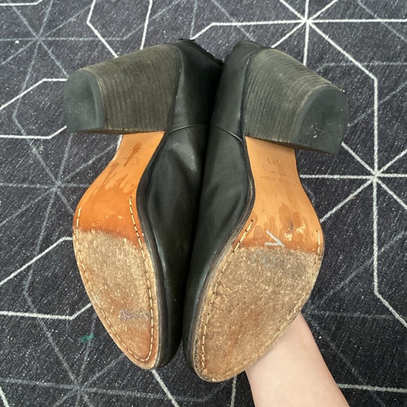 Rag & bone newbury classic black leather ankle boot bootie 38.5 8.5 Taylor Swift - Picture 10 of 10